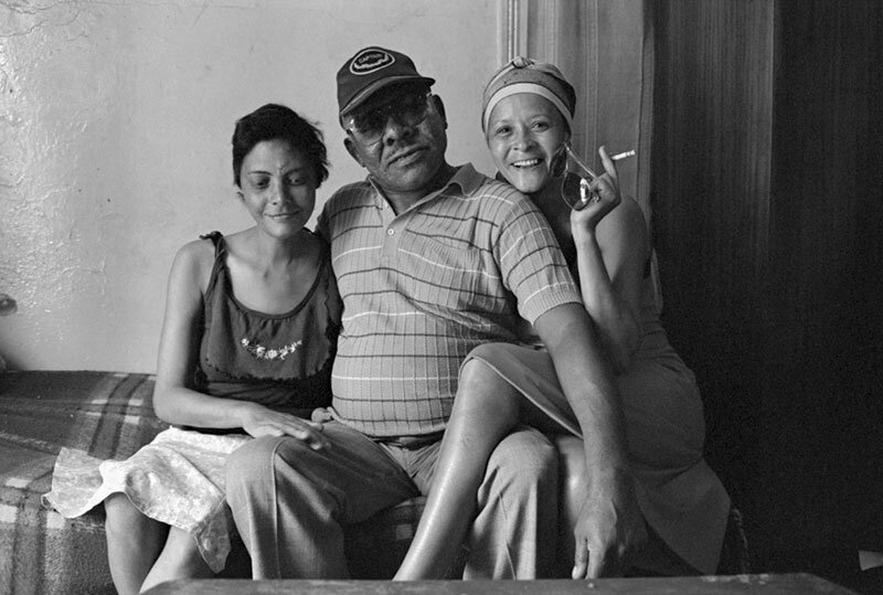 Ex-gangster and women, brothel. Wills road. 1986
