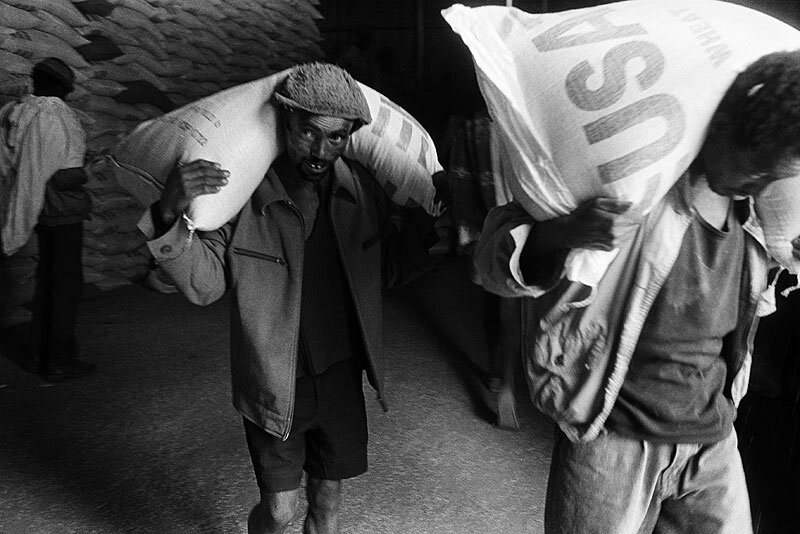 Food aid. Lalibela