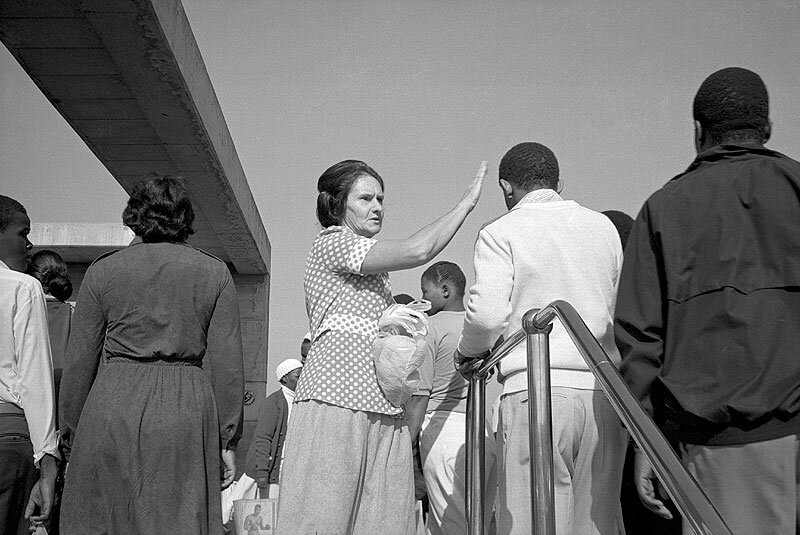Blessing commuters. Warwick avenue. 1982