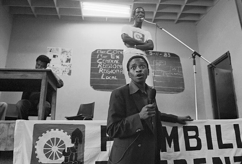 Union meeting. Kajee Hall, Leopold street. 1983