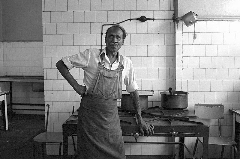 Mr. Naidoo, cook. Patel's Refreshment House, Brook street. 1984