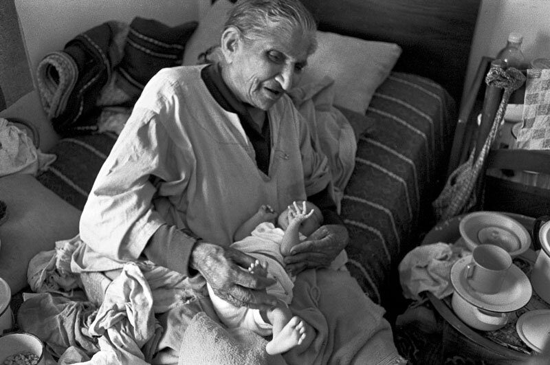 Farzanah and great-grandmother. Durban