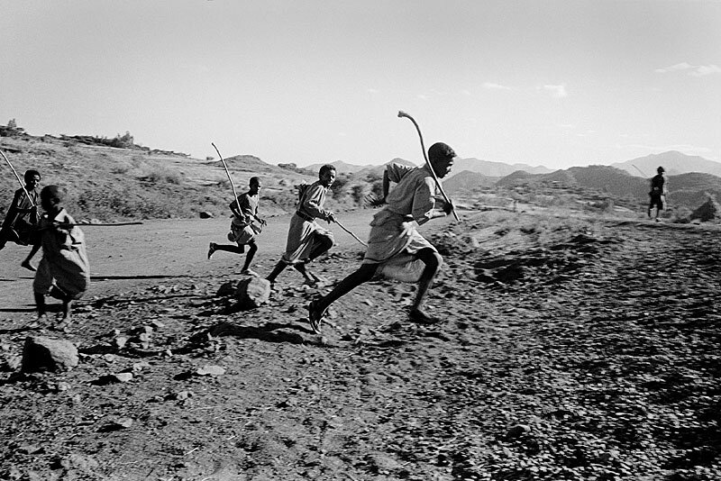 Children playing, Woldia