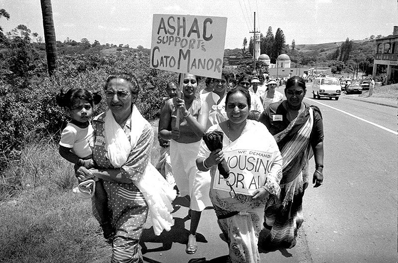 Women protestors. Cato Manor. 1985