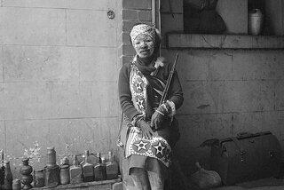 Traditional healer. Queen street. 1985