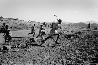 Children playing, Woldia