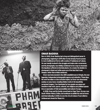 Article on Omar Badsha's Photography in the Kulula in-flight magazine (March 2016)