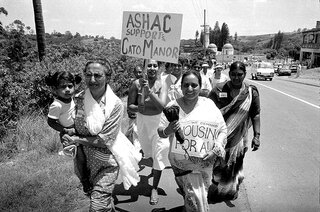 Women protestors. Cato Manor. 1985